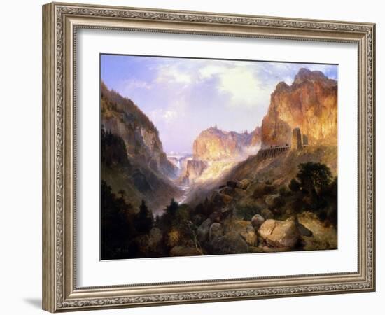 Golden Gate, Yellowstone National Park-Thomas Moran-Framed Giclee Print