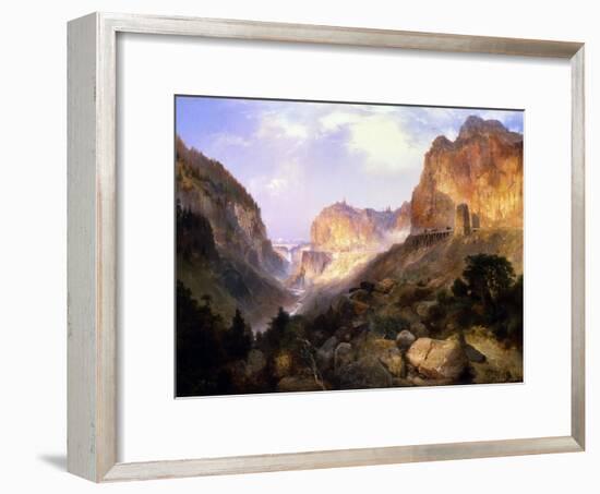 Golden Gate, Yellowstone National Park-Thomas Moran-Framed Giclee Print