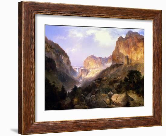 Golden Gate, Yellowstone National Park-Thomas Moran-Framed Giclee Print