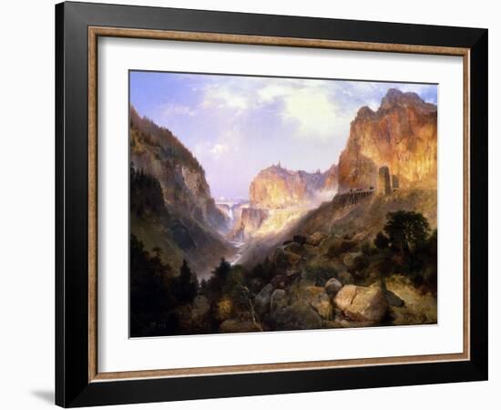 Golden Gate, Yellowstone National Park-Thomas Moran-Framed Giclee Print