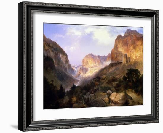 Golden Gate, Yellowstone National Park-Thomas Moran-Framed Giclee Print