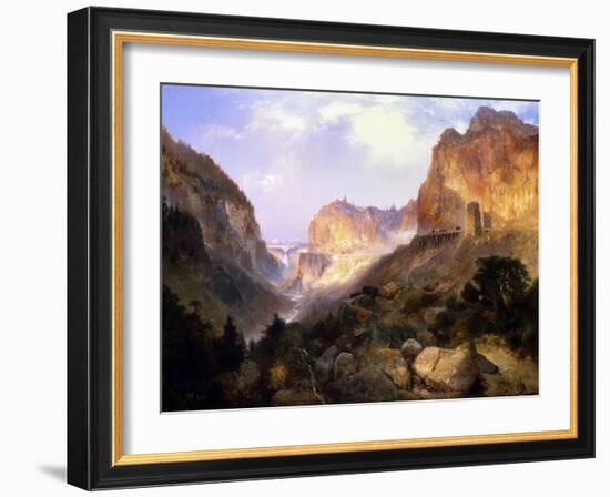 Golden Gate, Yellowstone National Park-Thomas Moran-Framed Giclee Print