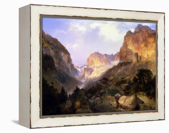 Golden Gate, Yellowstone National Park-Thomas Moran-Framed Premier Image Canvas