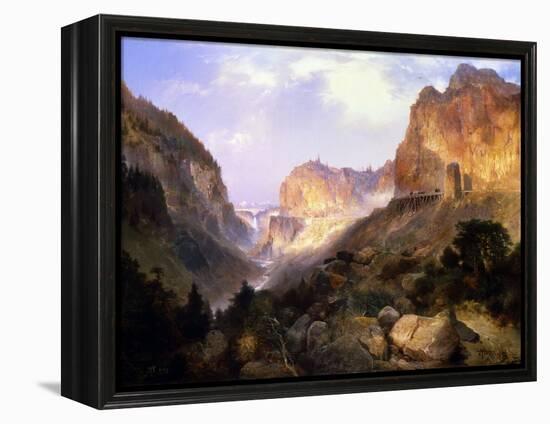 Golden Gate, Yellowstone National Park-Thomas Moran-Framed Premier Image Canvas