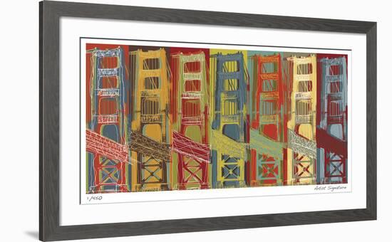 Golden Gate-Mj Lew-Framed Giclee Print