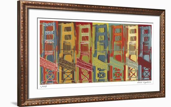 Golden Gate-Mj Lew-Framed Giclee Print