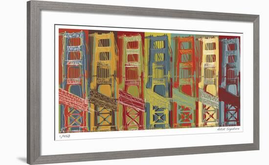 Golden Gate-Mj Lew-Framed Giclee Print