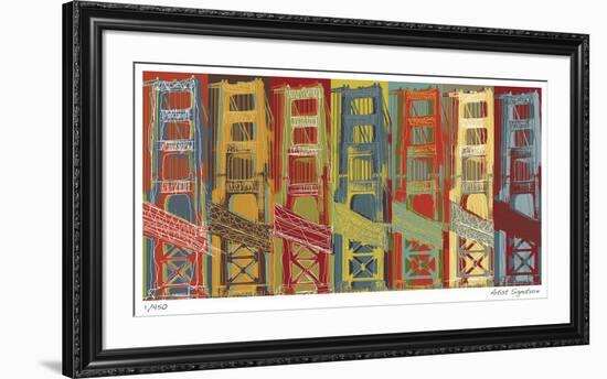 Golden Gate-Mj Lew-Framed Giclee Print