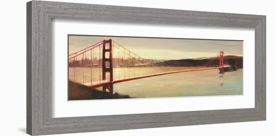 Golden Gate-Paulo Romero-Framed Art Print