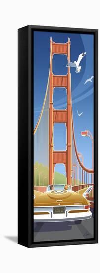 Golden Gate-Larry Hunter-Framed Premier Image Canvas