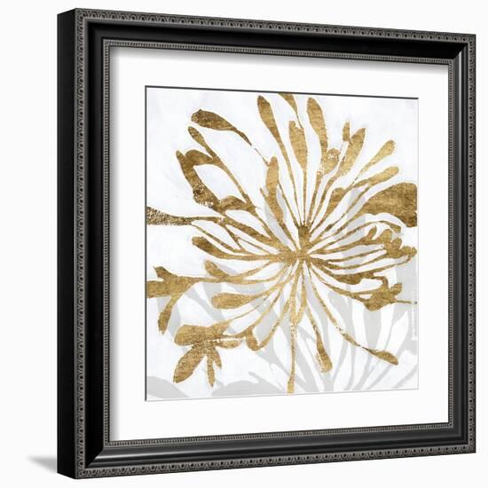 Golden Gilt Bloom I-Annie Warren-Framed Art Print