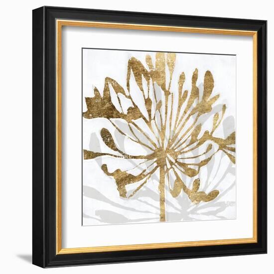 Golden Gilt Bloom II-Annie Warren-Framed Art Print