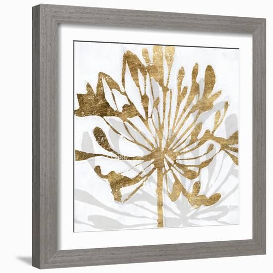 Golden Gilt Bloom II-Annie Warren-Framed Art Print