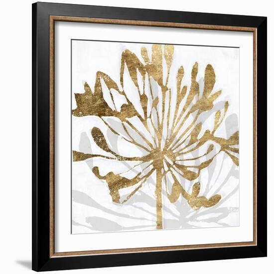 Golden Gilt Bloom II-Annie Warren-Framed Art Print