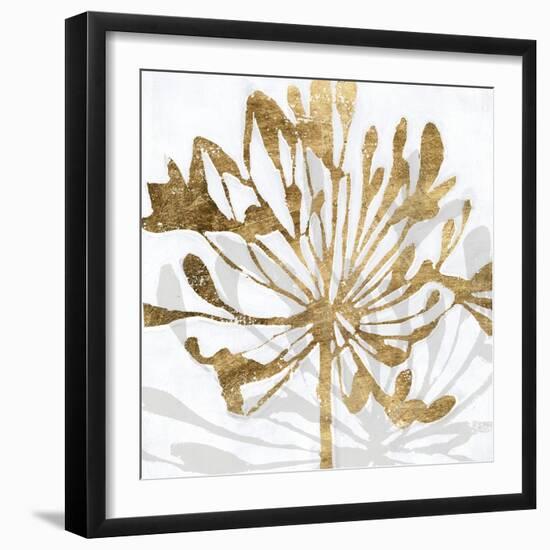 Golden Gilt Bloom II-Annie Warren-Framed Art Print