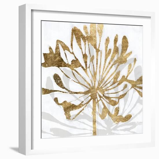 Golden Gilt Bloom II-Annie Warren-Framed Art Print