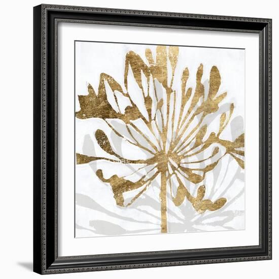 Golden Gilt Bloom II-Annie Warren-Framed Art Print