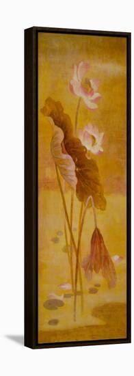 Golden Gleaming-Ailian Price-Framed Stretched Canvas