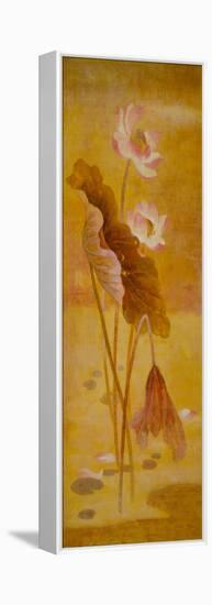 Golden Gleaming-Ailian Price-Framed Stretched Canvas