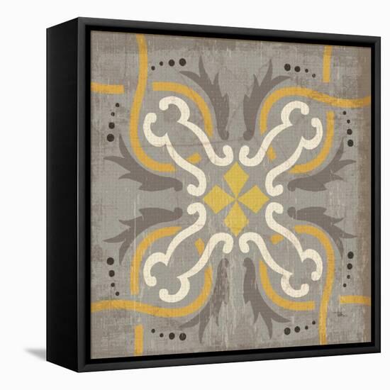 Golden Glow Square XV-Pela Design-Framed Stretched Canvas