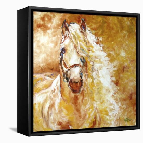 Golden Grace Andalusian Equine-Marcia Baldwin-Framed Premier Image Canvas