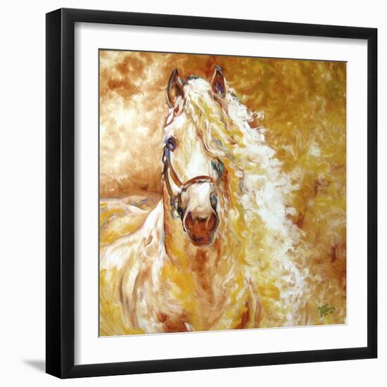 Golden Grace Andalusian Equine-Marcia Baldwin-Framed Giclee Print