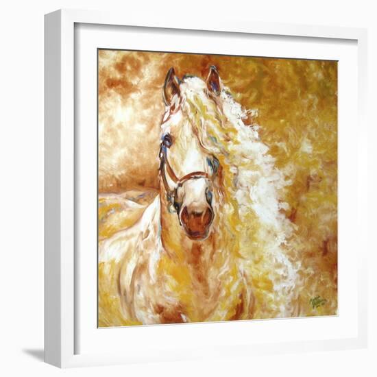 Golden Grace Andalusian Equine-Marcia Baldwin-Framed Giclee Print