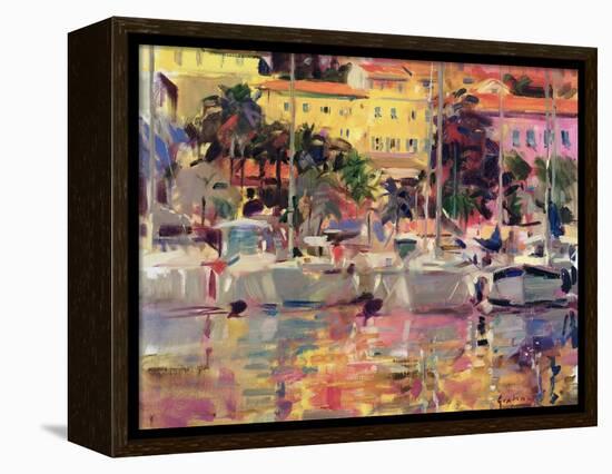 Golden Harbour Vista-Peter Graham-Framed Premier Image Canvas