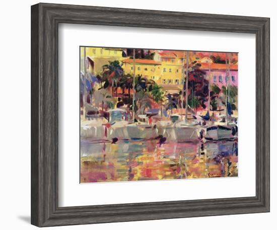 Golden Harbour Vista-Peter Graham-Framed Giclee Print