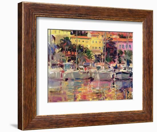 Golden Harbour Vista-Peter Graham-Framed Giclee Print