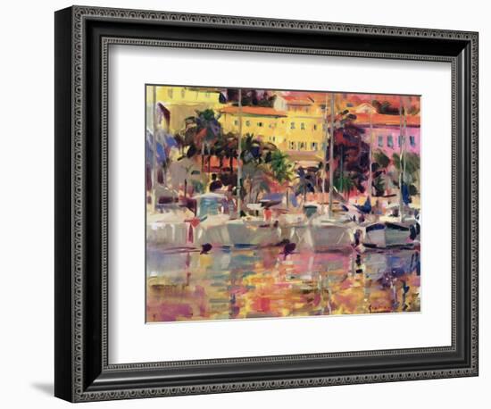 Golden Harbour Vista-Peter Graham-Framed Giclee Print