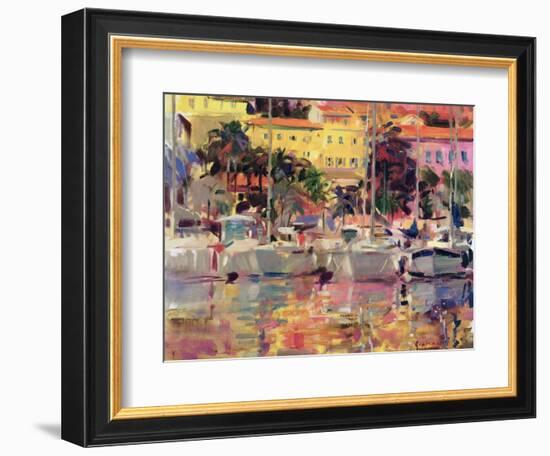 Golden Harbour Vista-Peter Graham-Framed Giclee Print