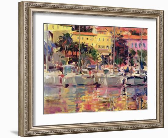 Golden Harbour Vista-Peter Graham-Framed Giclee Print