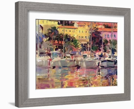 Golden Harbour Vista-Peter Graham-Framed Giclee Print