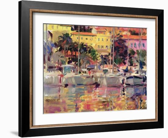 Golden Harbour Vista-Peter Graham-Framed Giclee Print