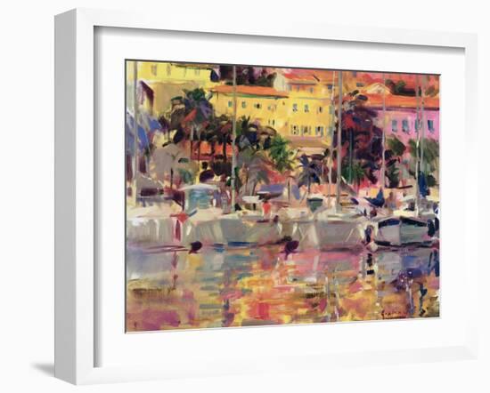 Golden Harbour Vista-Peter Graham-Framed Giclee Print