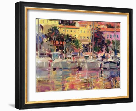 Golden Harbour Vista-Peter Graham-Framed Giclee Print