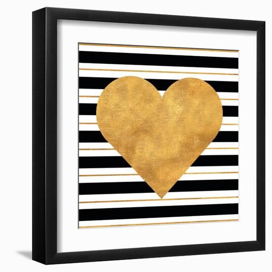 Golden Heart-Sd Graphics Studio-Framed Art Print