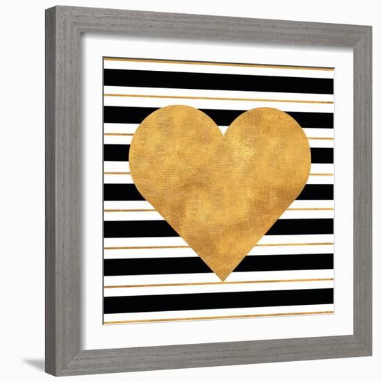 Golden Heart-Sd Graphics Studio-Framed Art Print