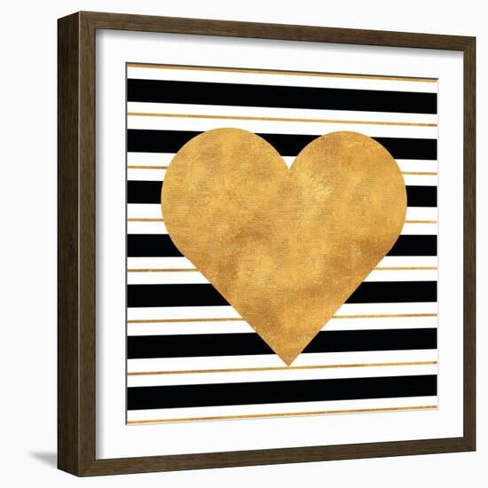 Golden Heart-Sd Graphics Studio-Framed Art Print