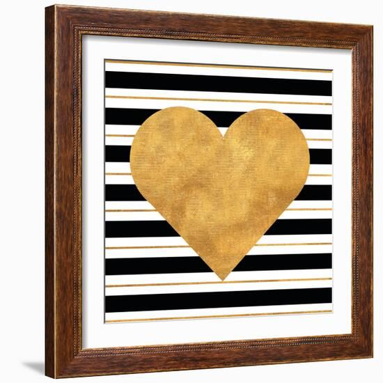 Golden Heart-Sd Graphics Studio-Framed Art Print