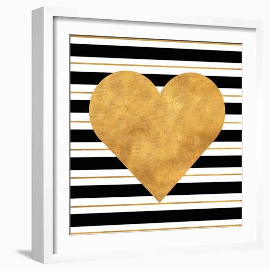 Golden Heart-Sd Graphics Studio-Framed Art Print