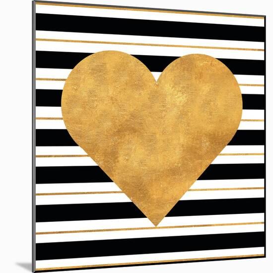 Golden Heart-Sd Graphics Studio-Mounted Art Print