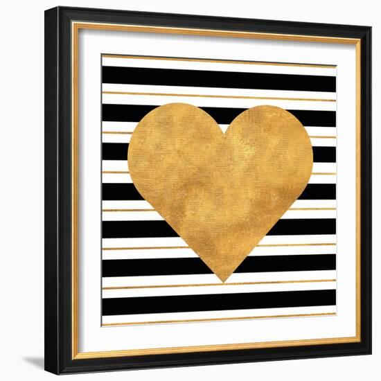 Golden Heart-Sd Graphics Studio-Framed Art Print