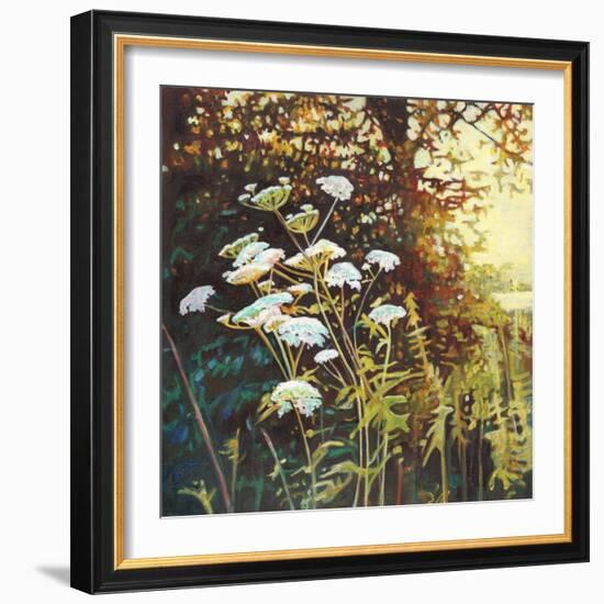 Golden hedgerow II, 2014,-Helen White-Framed Giclee Print