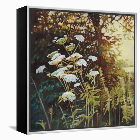 Golden Hedgerows II, 2013-Helen White-Framed Premier Image Canvas