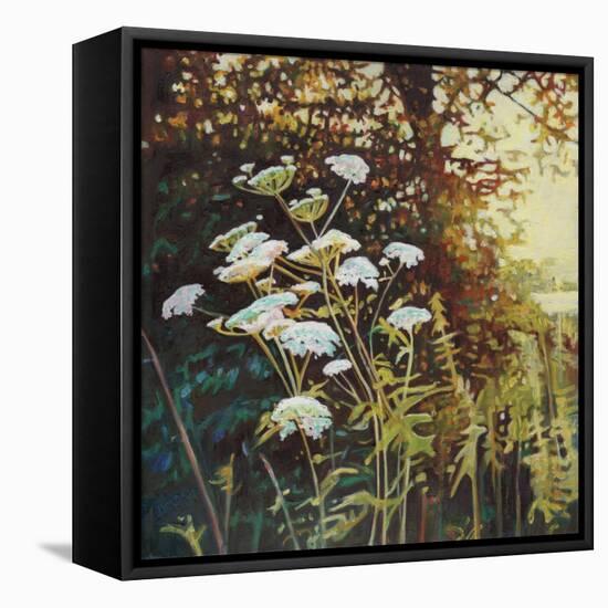 Golden hedgerows II, 2013,-Helen White-Framed Premier Image Canvas