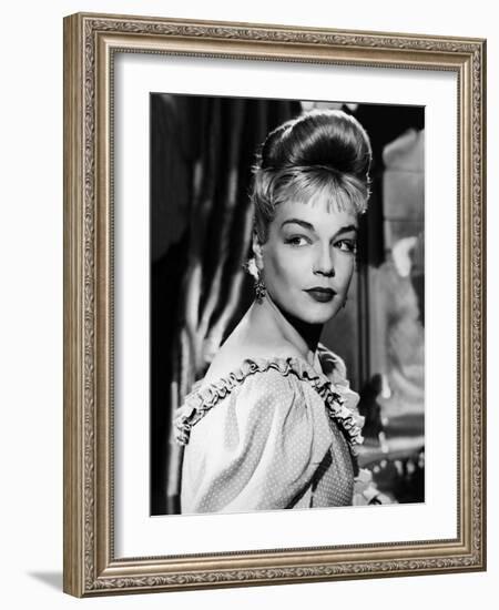 Golden Helmet' by Jacques Becker starring Simone Signoret, 1952 (b/w photo)-null-Framed Photo