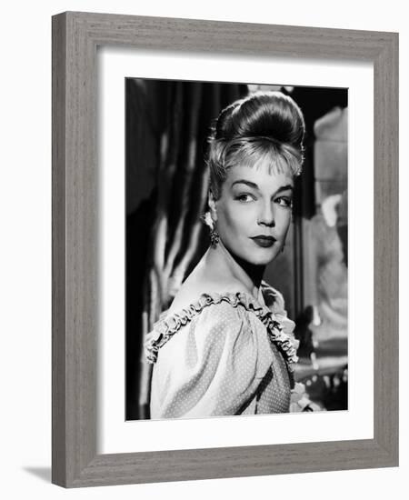 Golden Helmet' by Jacques Becker starring Simone Signoret, 1952 (b/w photo)-null-Framed Photo