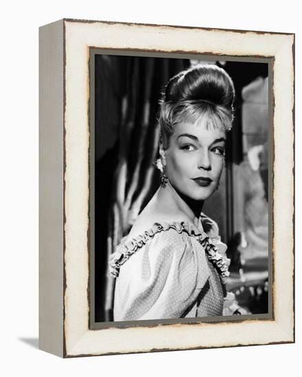 Golden Helmet' by Jacques Becker starring Simone Signoret, 1952 (b/w photo)-null-Framed Stretched Canvas